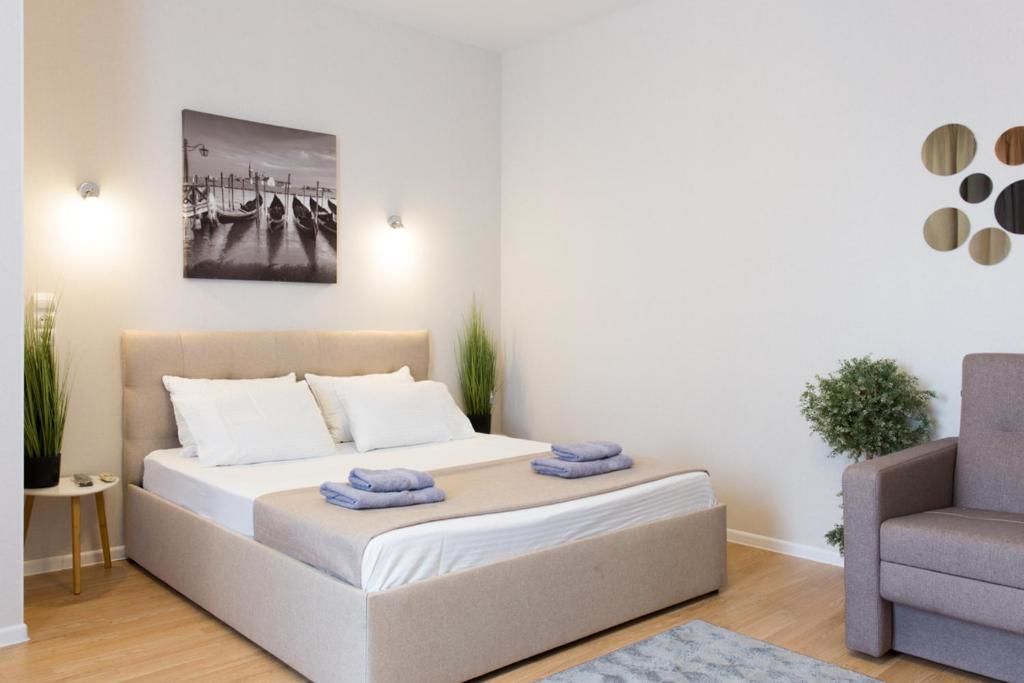 Апартаменты Studio in the city center – Gimnasiyna naberezhna 24A-9 Харьков
