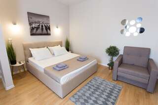 Апартаменты Studio in the city center – Gimnasiyna naberezhna 24A-9 Харьков Апартаменты с 1 спальней-1