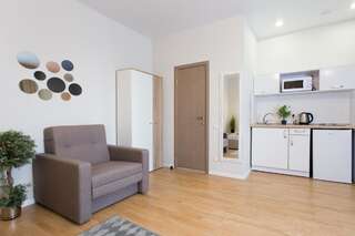 Апартаменты Studio in the city center – Gimnasiyna naberezhna 24A-9 Харьков Апартаменты с 1 спальней-5