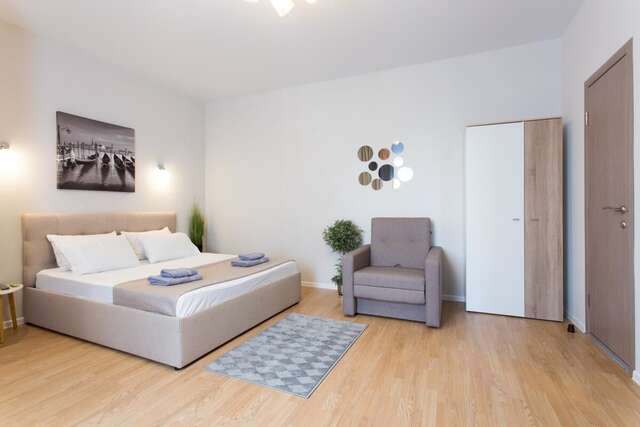 Апартаменты Studio in the city center – Gimnasiyna naberezhna 24A-9 Харьков-5